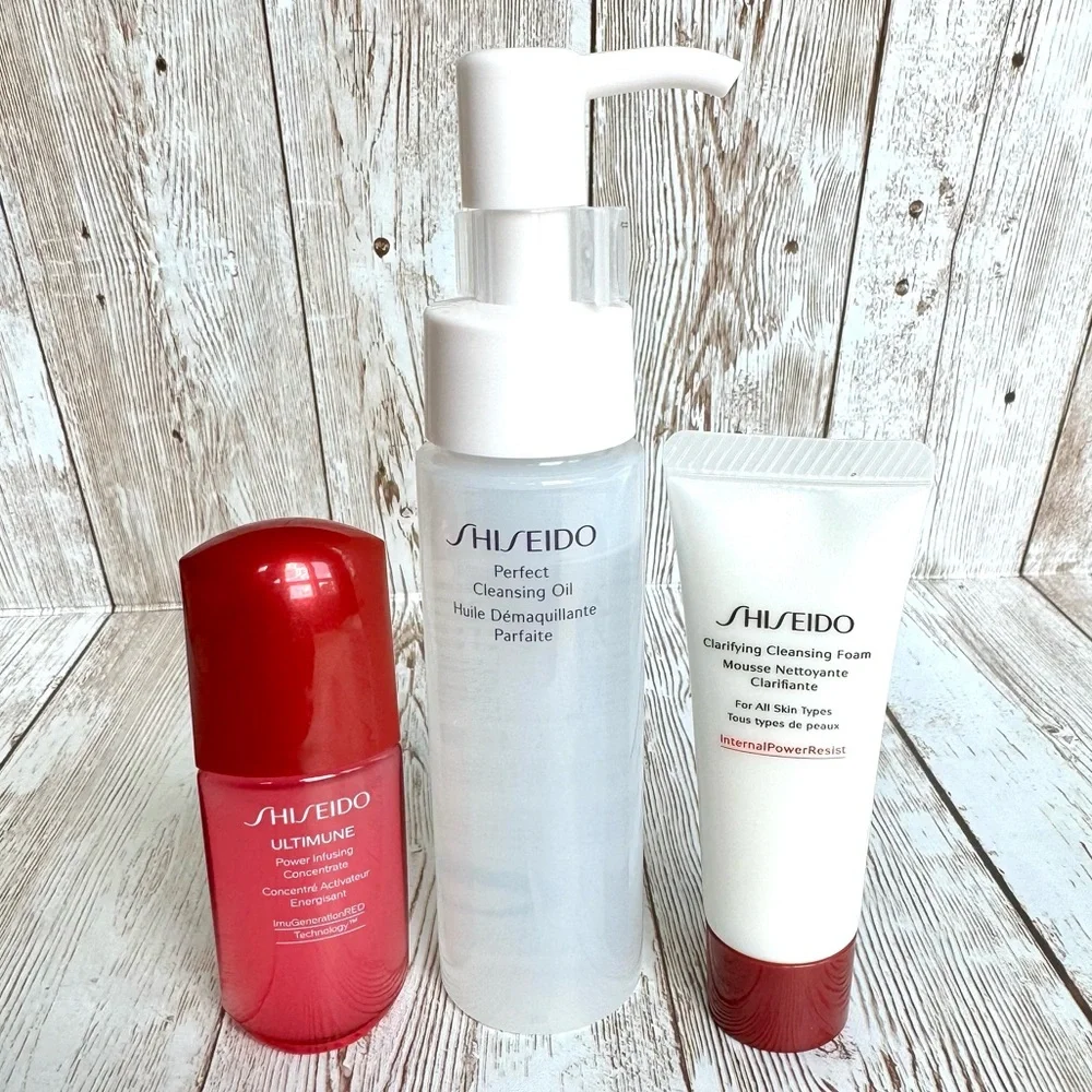 Shiseido Ultimune Power Infusing Concentrate Foam Wash and Perfect Cleansing Oil